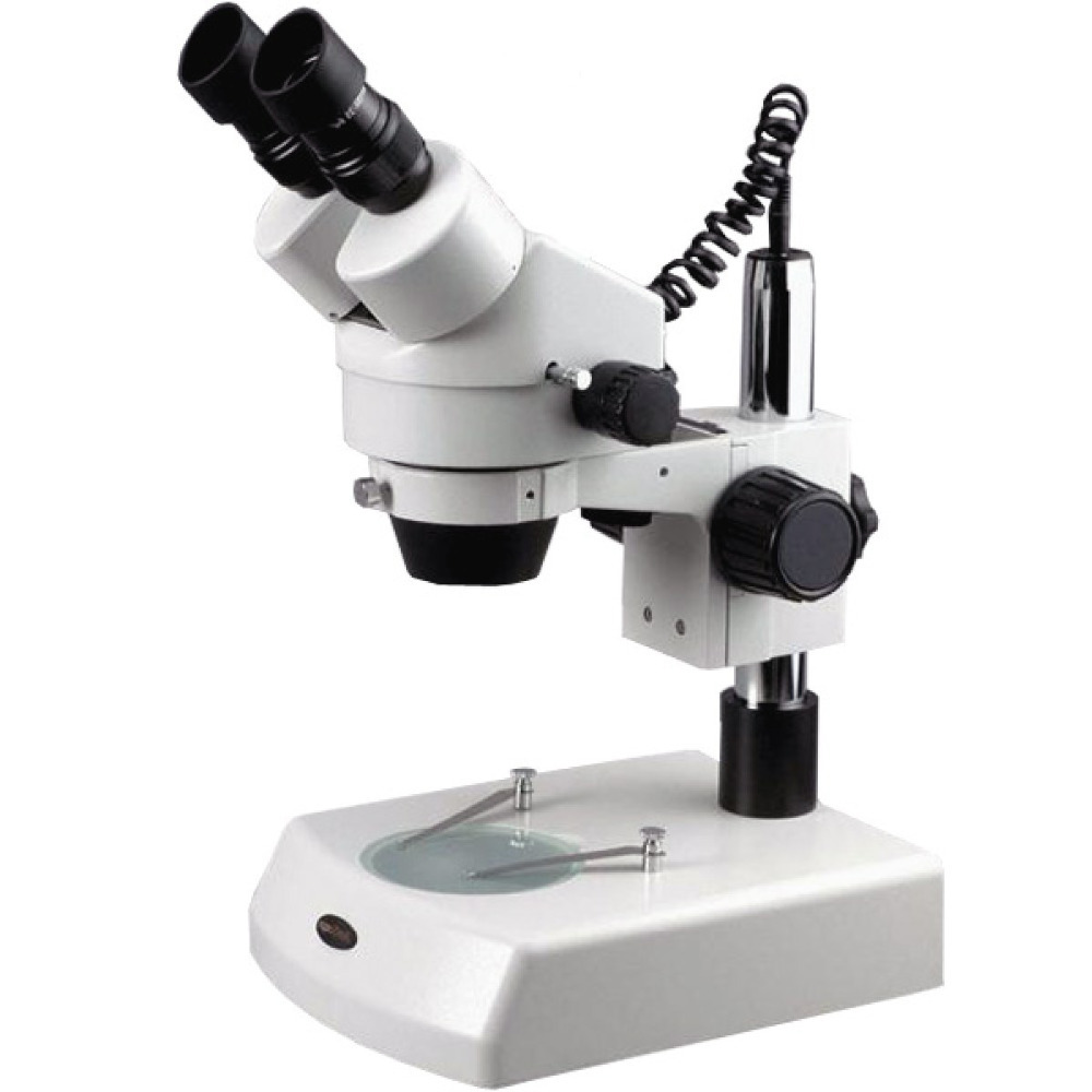 Amscope Microscope Stereo 7X-45X - 双眼ステレオズーム顕微鏡--AmScope 7X-45X双眼ステレオズーム顕微鏡+デュアルハロゲンライト