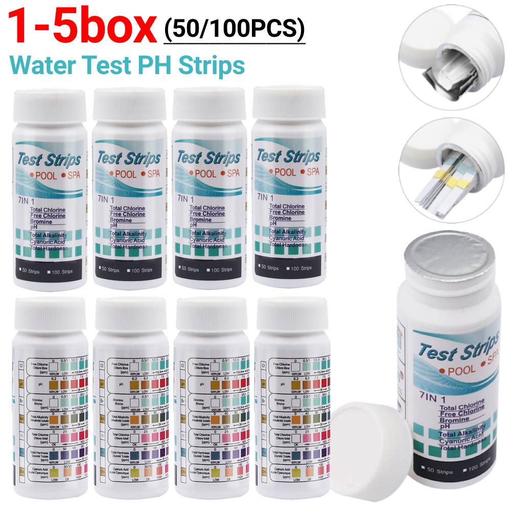 50/100 個水テスト PH ストリップ 7-in-1 水 - Ph Strip Test のレビューと価格