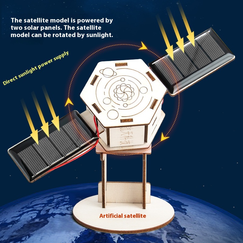 DIYソーラー衛星組み立てキット 子供向け科学教育科学実験機 - Science Toys Diy のレビューと価格