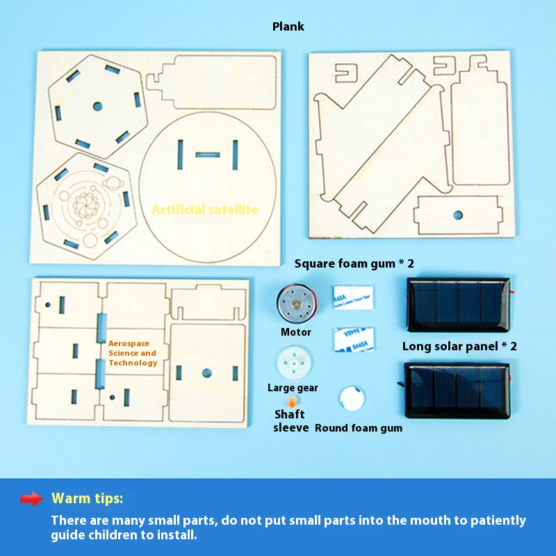 DIYソーラー衛星組み立てキット 子供向け科学教育科学実験機 - Science Toys Diy のレビューと価格