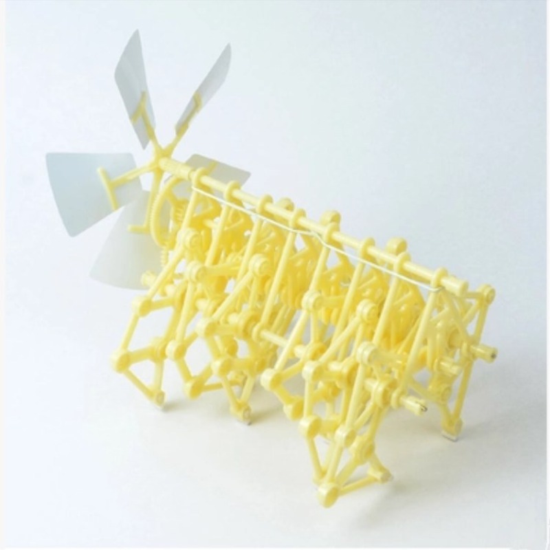 風力駆動バイオニックビーストロボットDIY組み立てキット、自 - Science Diy Model のレビューと価格