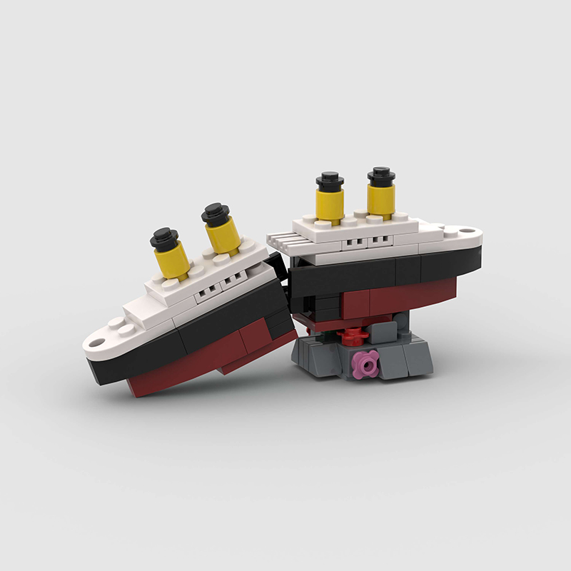 ミニ RMS タイタニック沈没船モデル半分に壊れる MOC  - Science Olympiad のレビューと価格