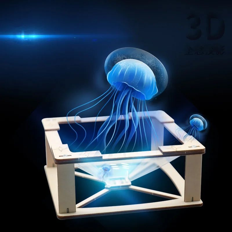 3Dホログラフィック投影DIY組み立てモデルキット。STEM - Science Toys Diy のレビューと価格