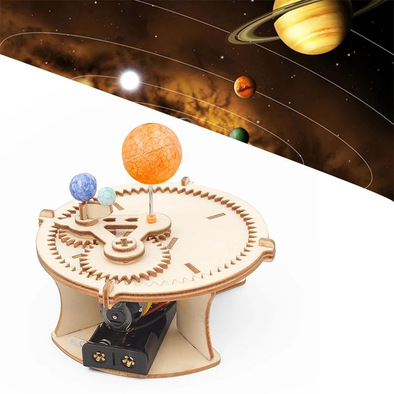 DIYソーラーシステム天文学太陽地球月惑星模型木製機械セット - Science Diy Model のレビューと価格