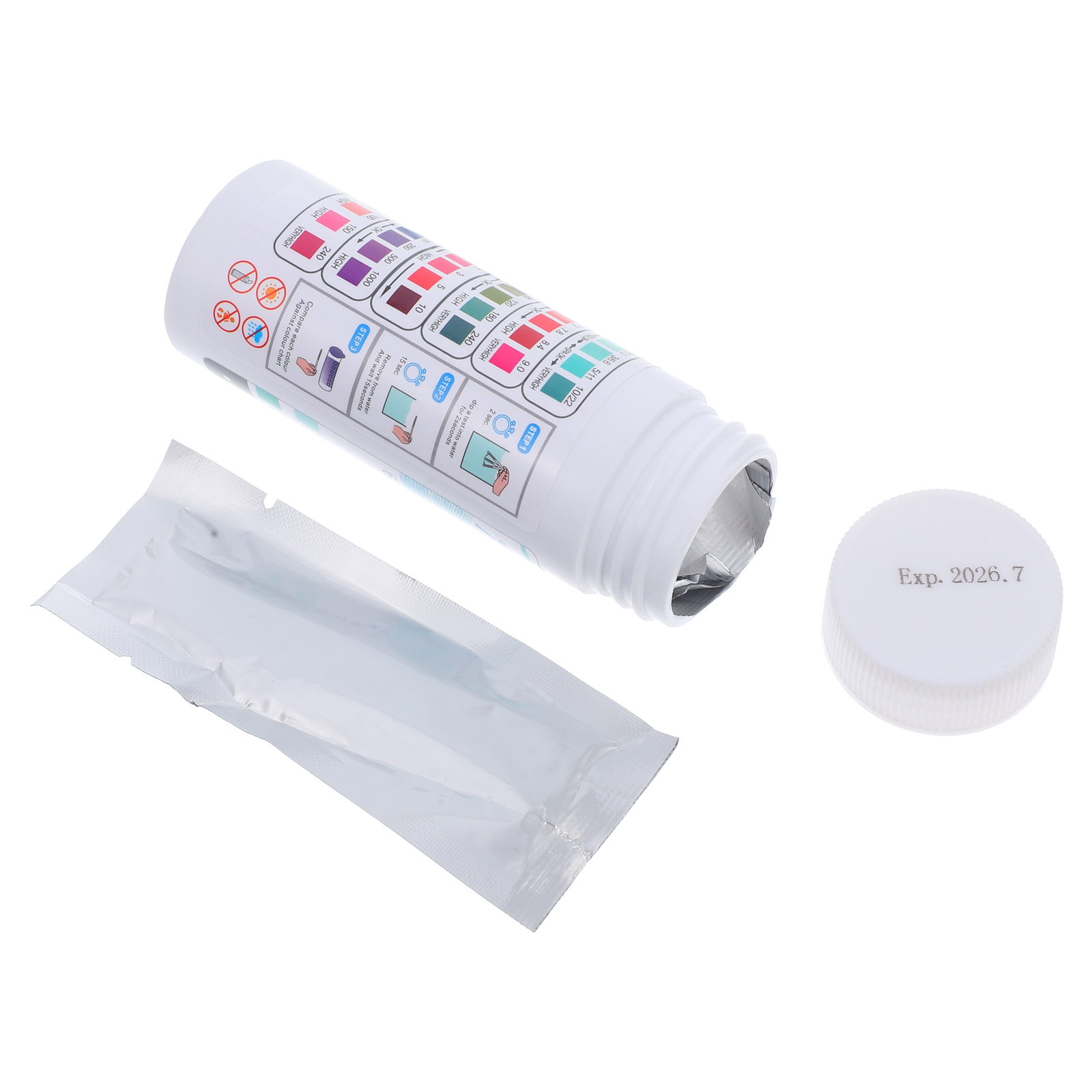50 個のプール PH テストストリップ 6 in 1 総塩 - Ph Strip Test のレビューと価格