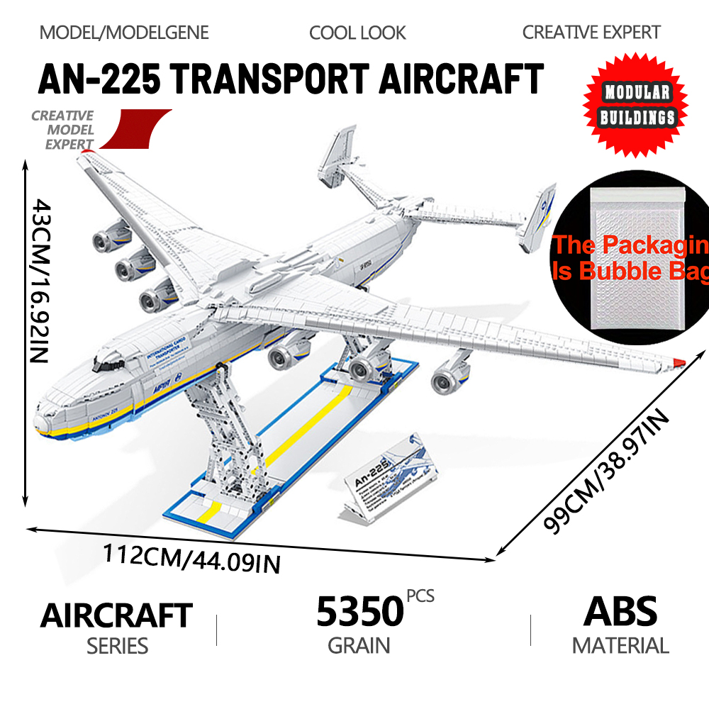 大型輸送航空機モデルビルディングブロック,大型レンガ,飛行機 - Science Olympiad のレビューと価格