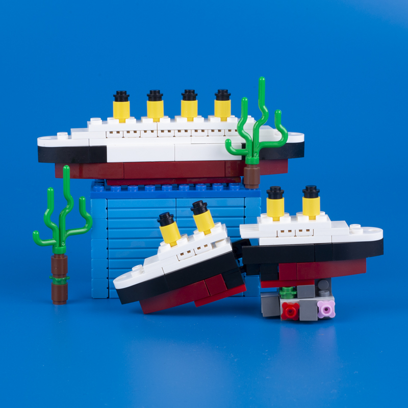 子供のためのmoc-三方船ビルディングブロック,子供のおもち - Science Olympiad のレビューと価格