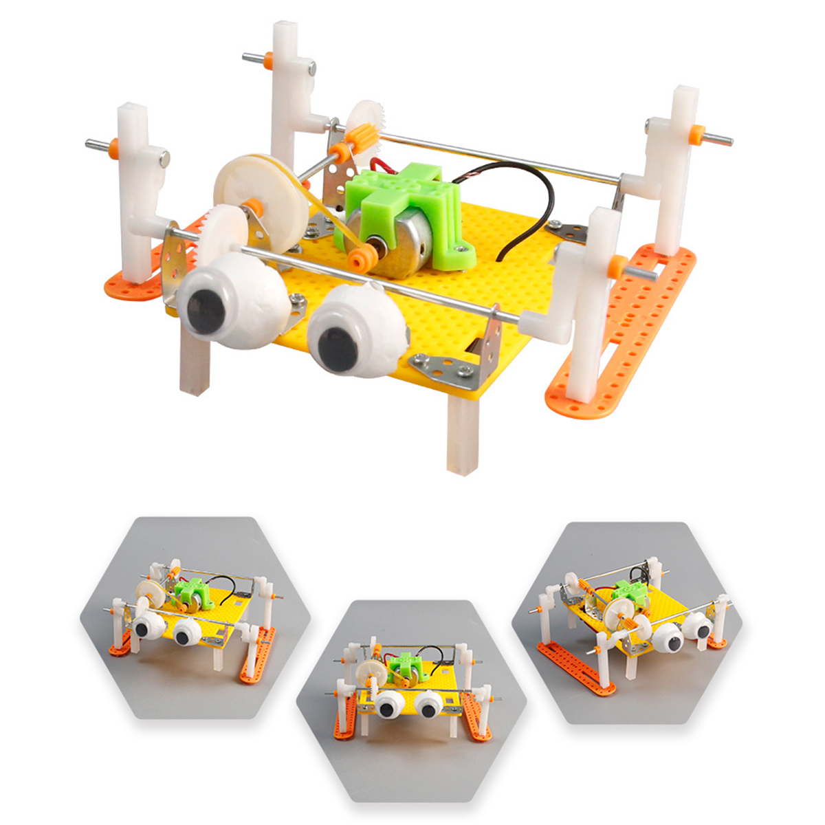 子供向け科学技術小型製作歩行ロボット創造的なSTEM科学実験 - Science Toys Diy のレビューと価格