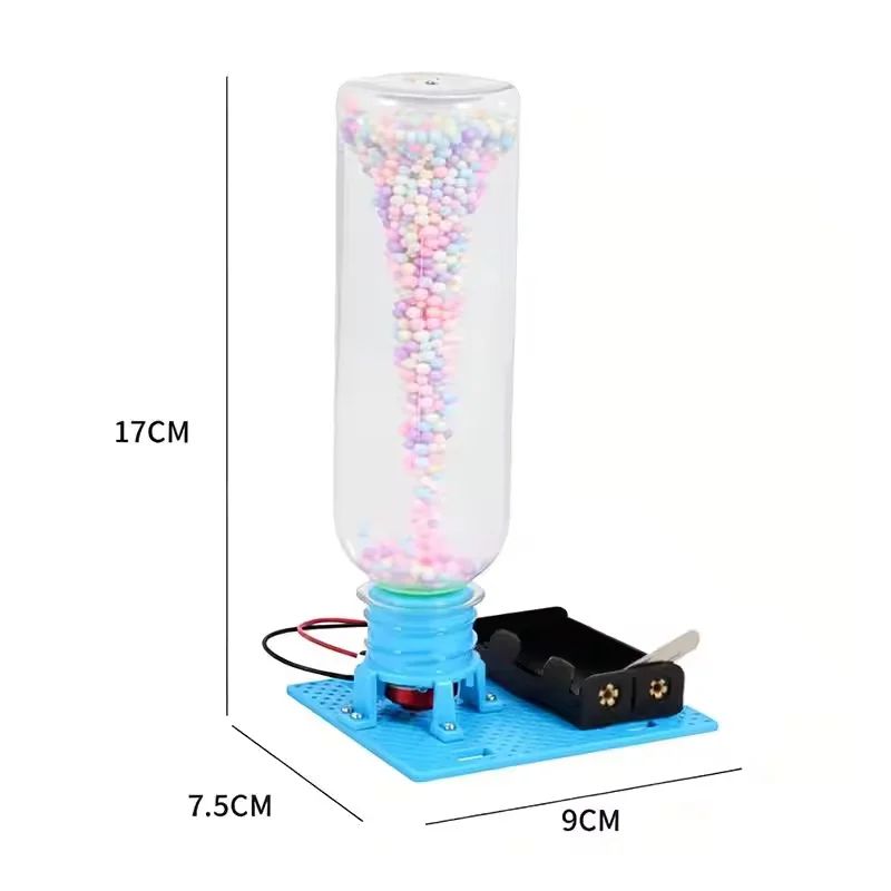    電気式の渦巻きトルネード組み立てパズルおもちゃ、物理 - Science Toys Diy のレビューと価格