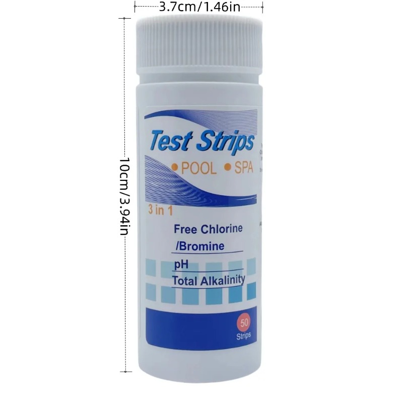 塩素PHテストストリップスパプール水槽魚タンク水質検査紙残留 - Ph Strip Test のレビューと価格
