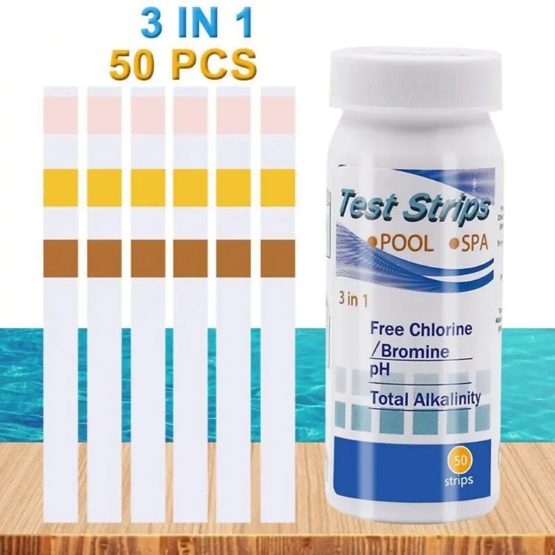 塩素PHテストストリップスパプール水槽魚タンク水質検査紙残留 - Ph Strip Test のレビューと価格